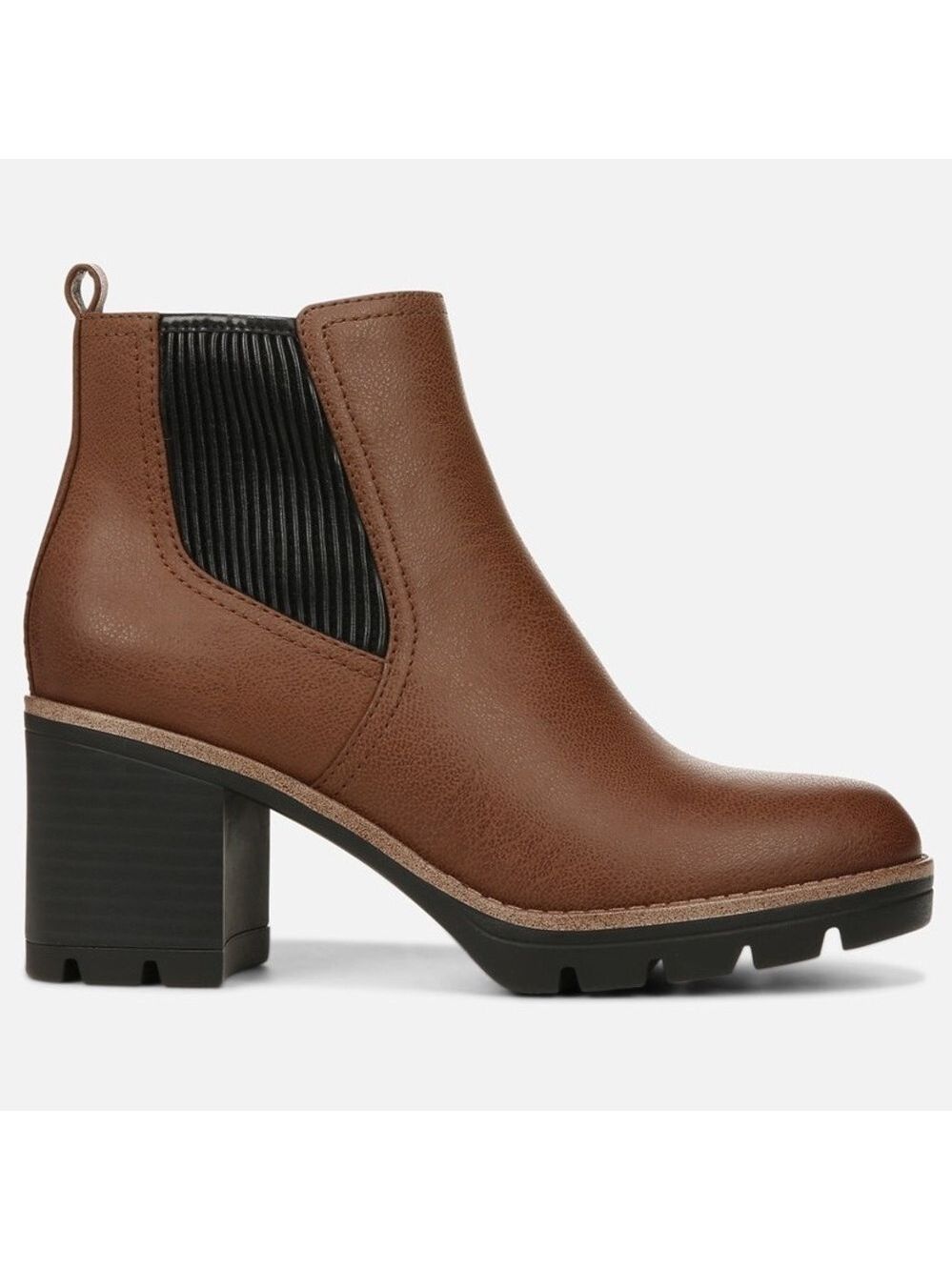 Naturalizer Madalynn Gore Water Repellent Lug Sole Block Heel Ankle Boot 10W